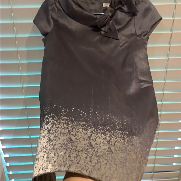 Janie and Jack girls size 4 metallic grey dress - Picture 15 of 15